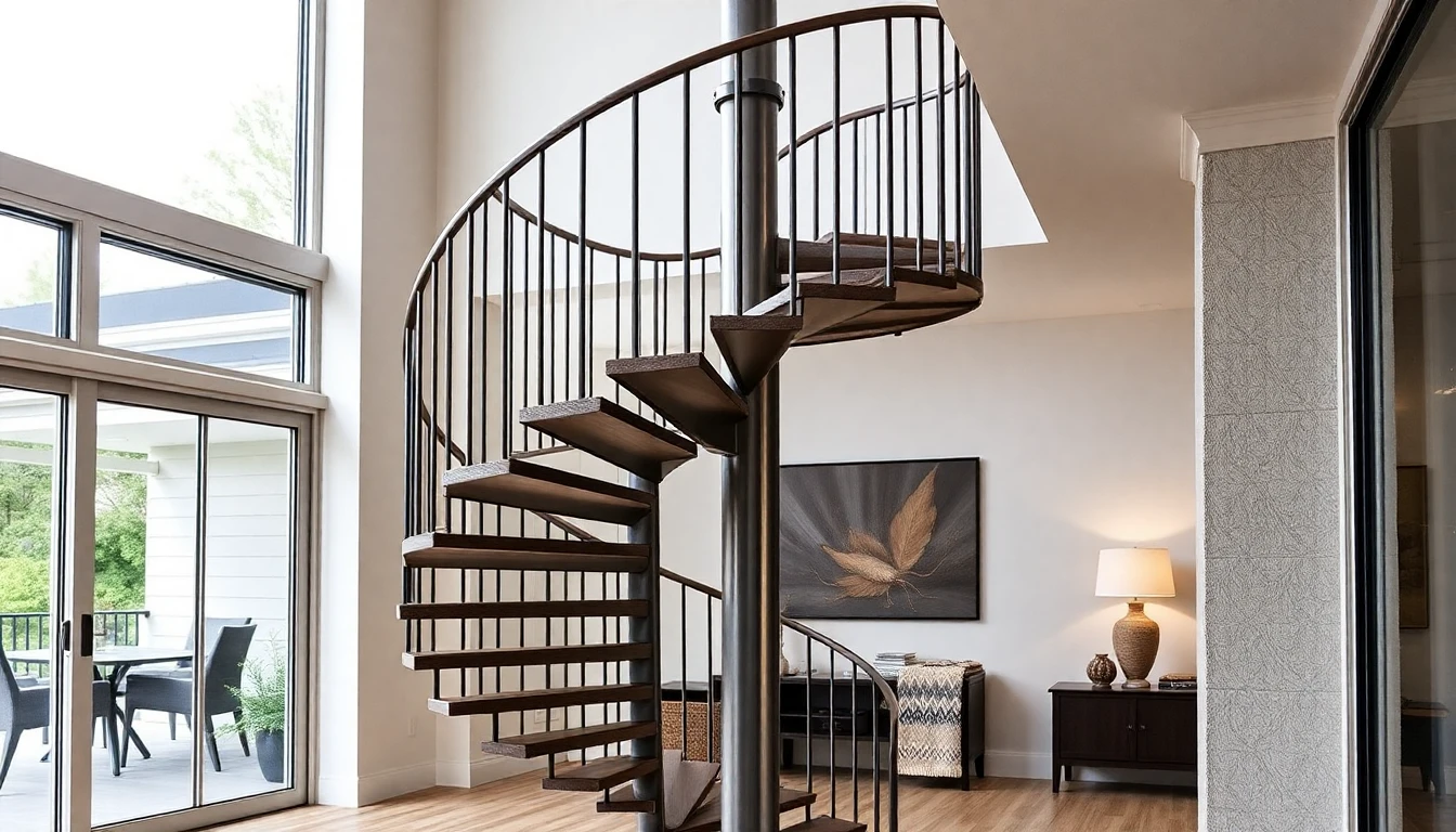 Outdoor Spiral Staircase – Residential