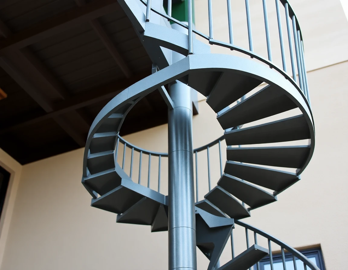 Outdoor Spiral Staircase – Variant
