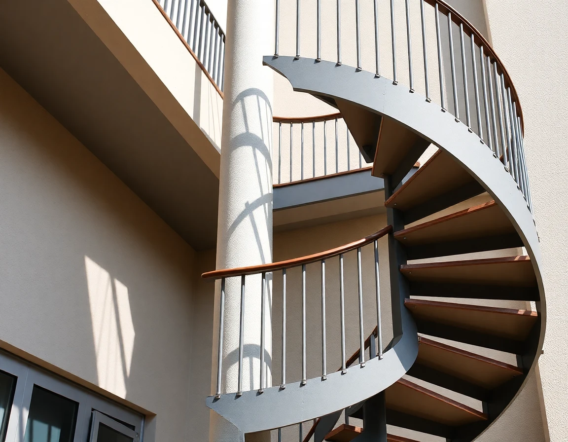 Outdoor Spiral Staircases – Variant