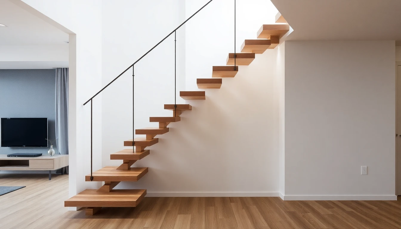 Prefab Floating Stairs – Residential