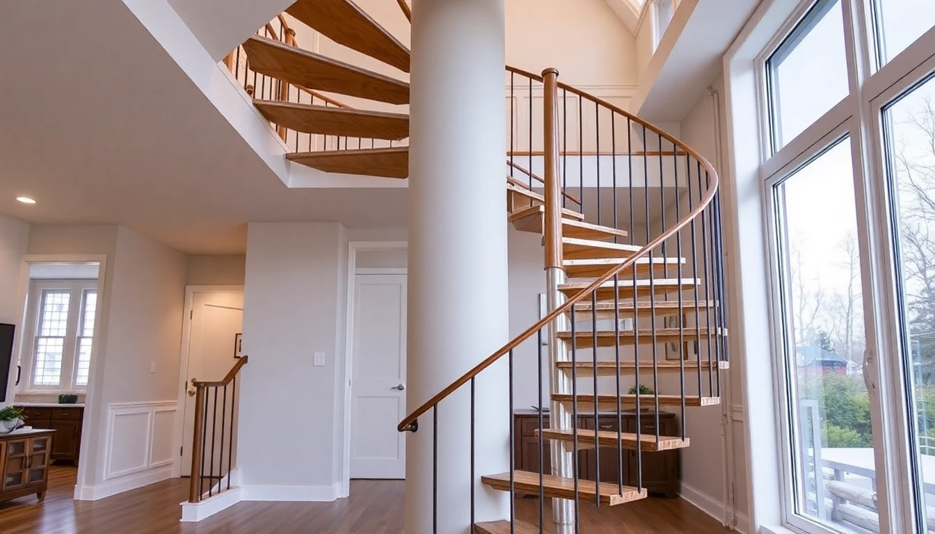 Semi Custom Spiral Staircase KIT – Residential