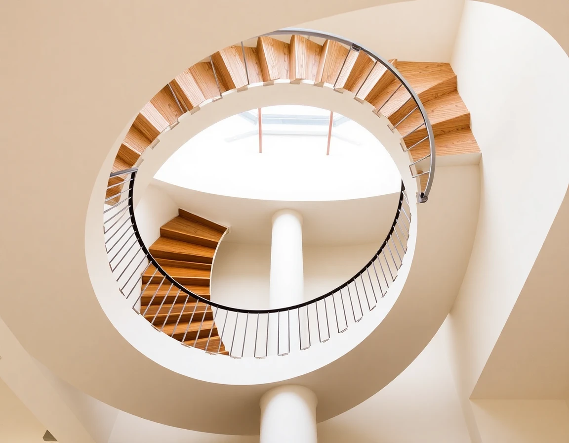 Semi Custom Spiral Staircase KIT – Variant
