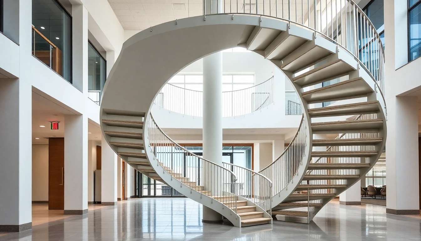 Spiral Outdoor Staircases – Commercial