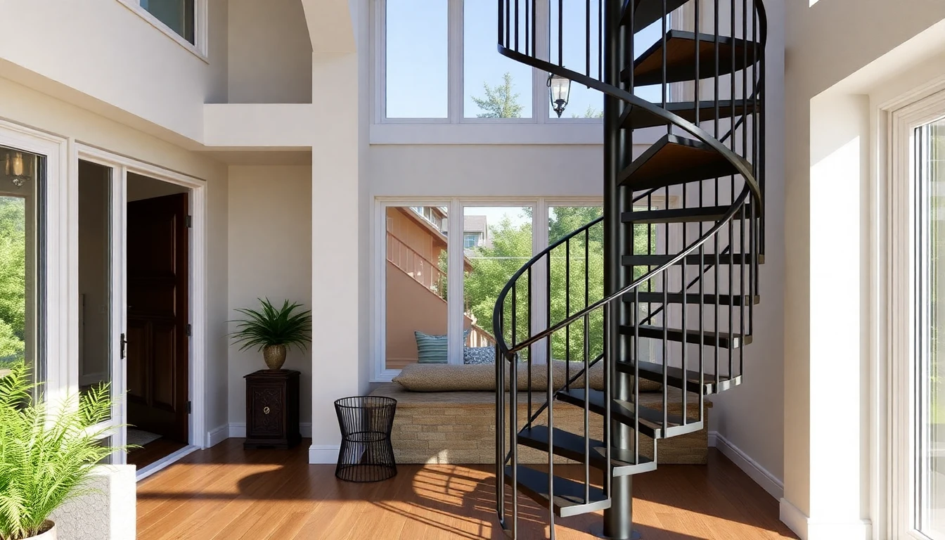 Spiral Outdoor Staircases – Residential