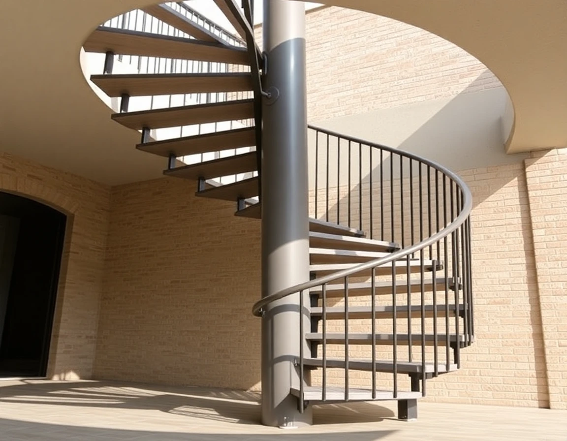 Spiral Outdoor Staircases – Variant