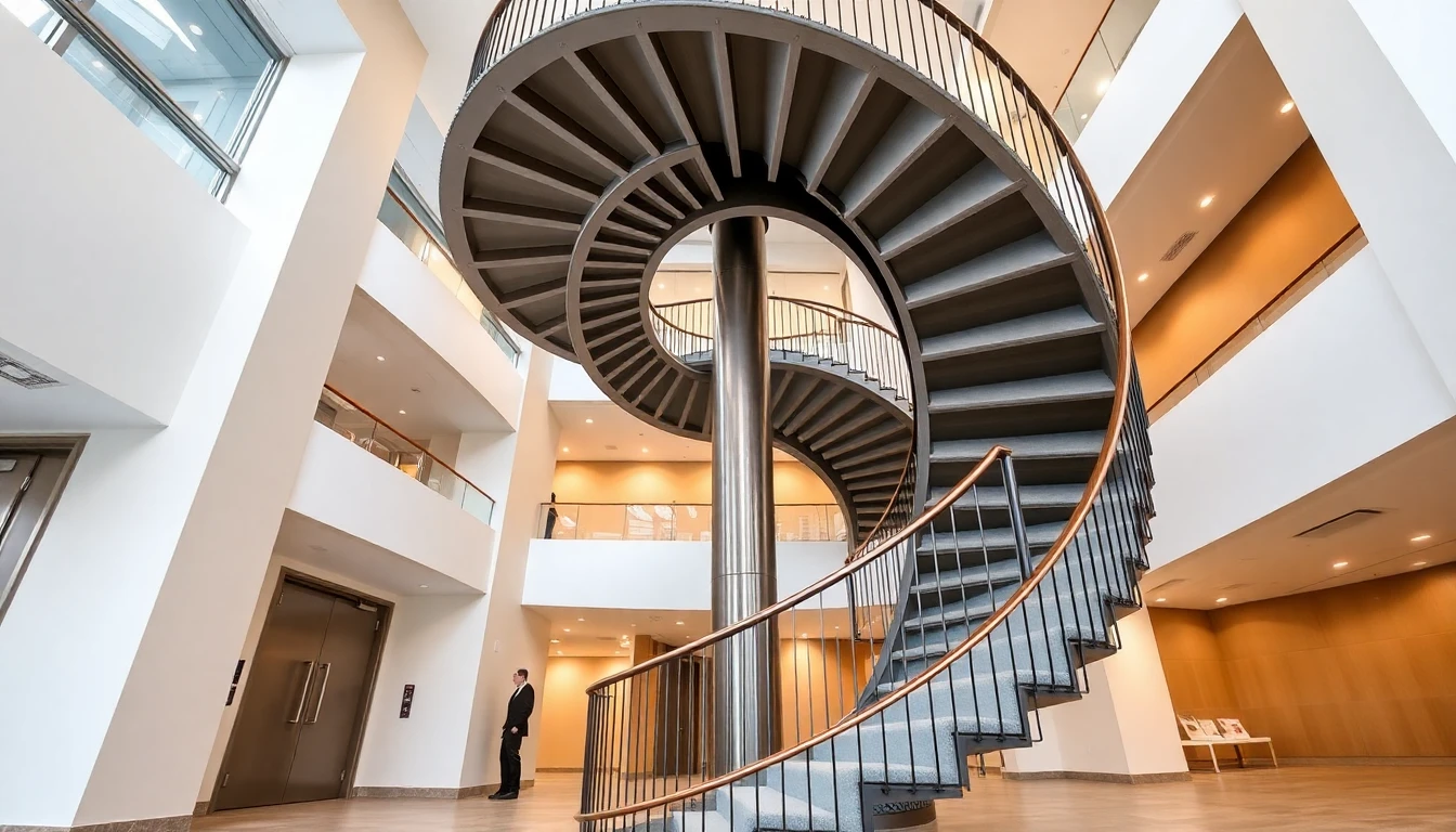 Spiral Staircase Custom – Commercial
