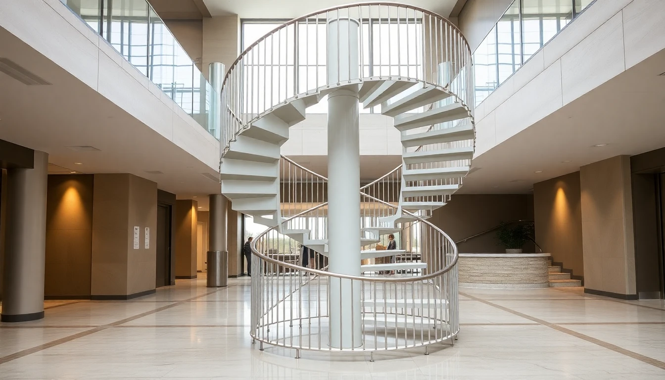 Spiral Staircase FOR Outdoor Deck – Commercial