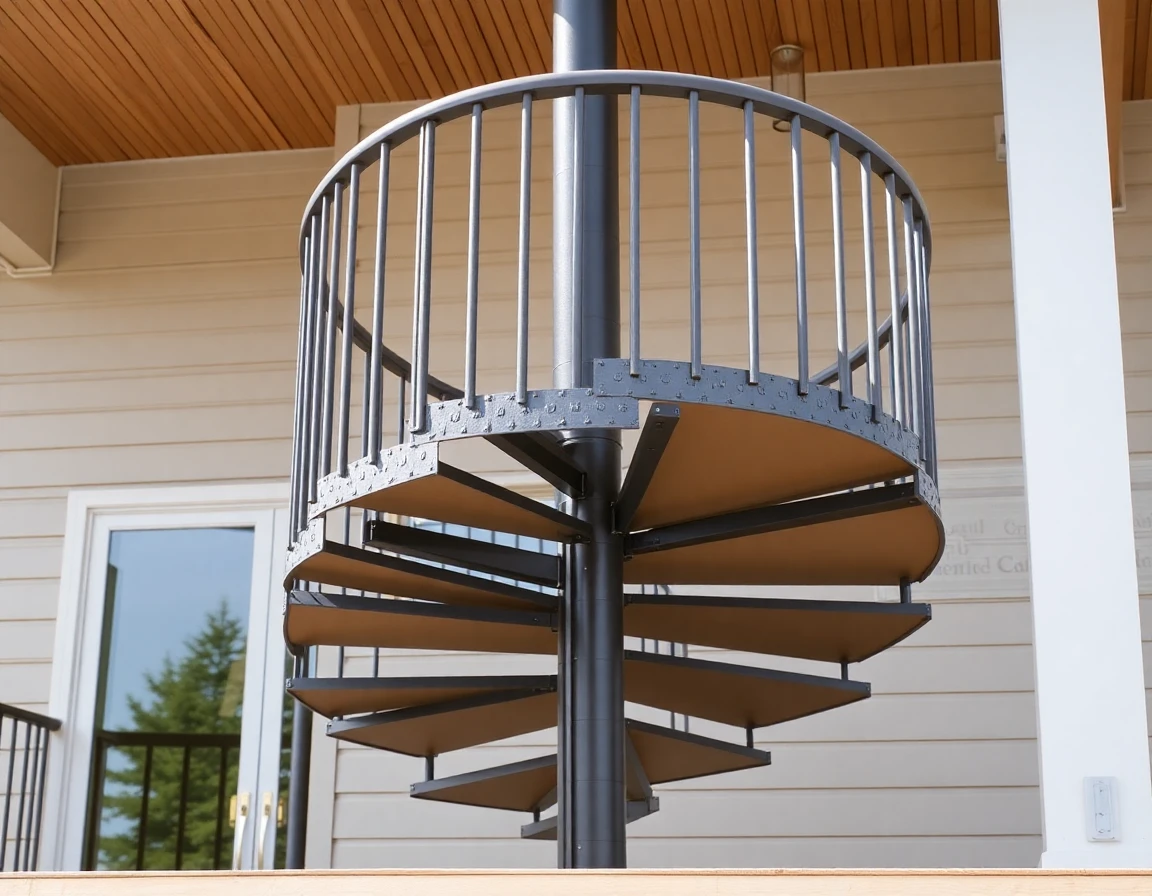 Spiral Staircase FOR Outdoor Deck – Variant