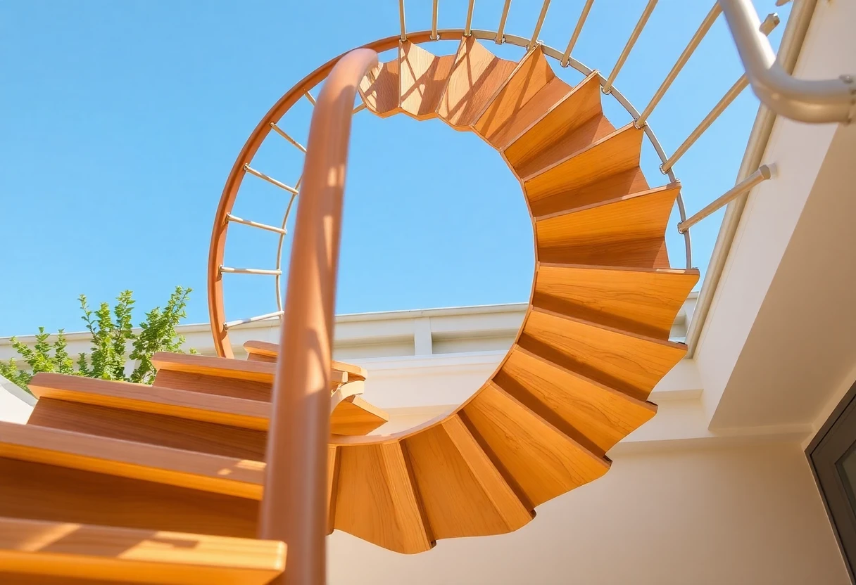 Spiral Staircase Outdoor – Detail