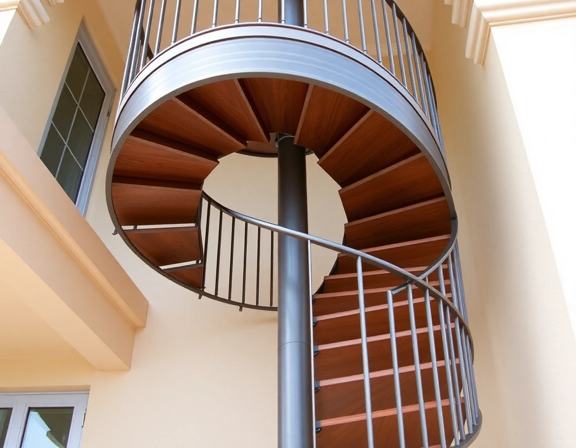 Spiral Staircase Outdoor KIT – Variant