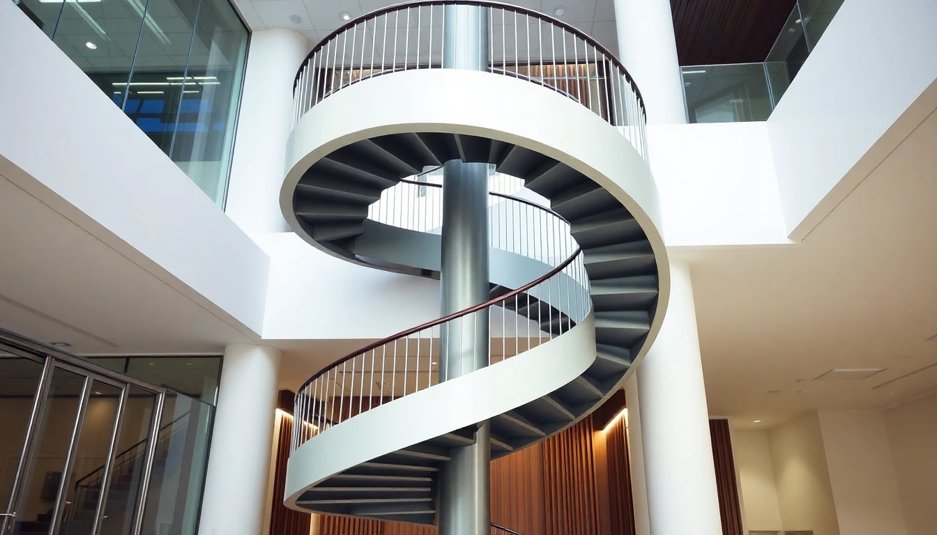 Spiral Staircase Outdoor – Commercial