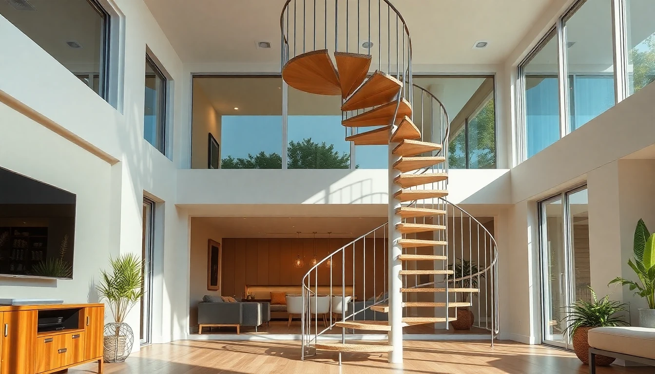 Spiral Staircase Outdoor – Residential