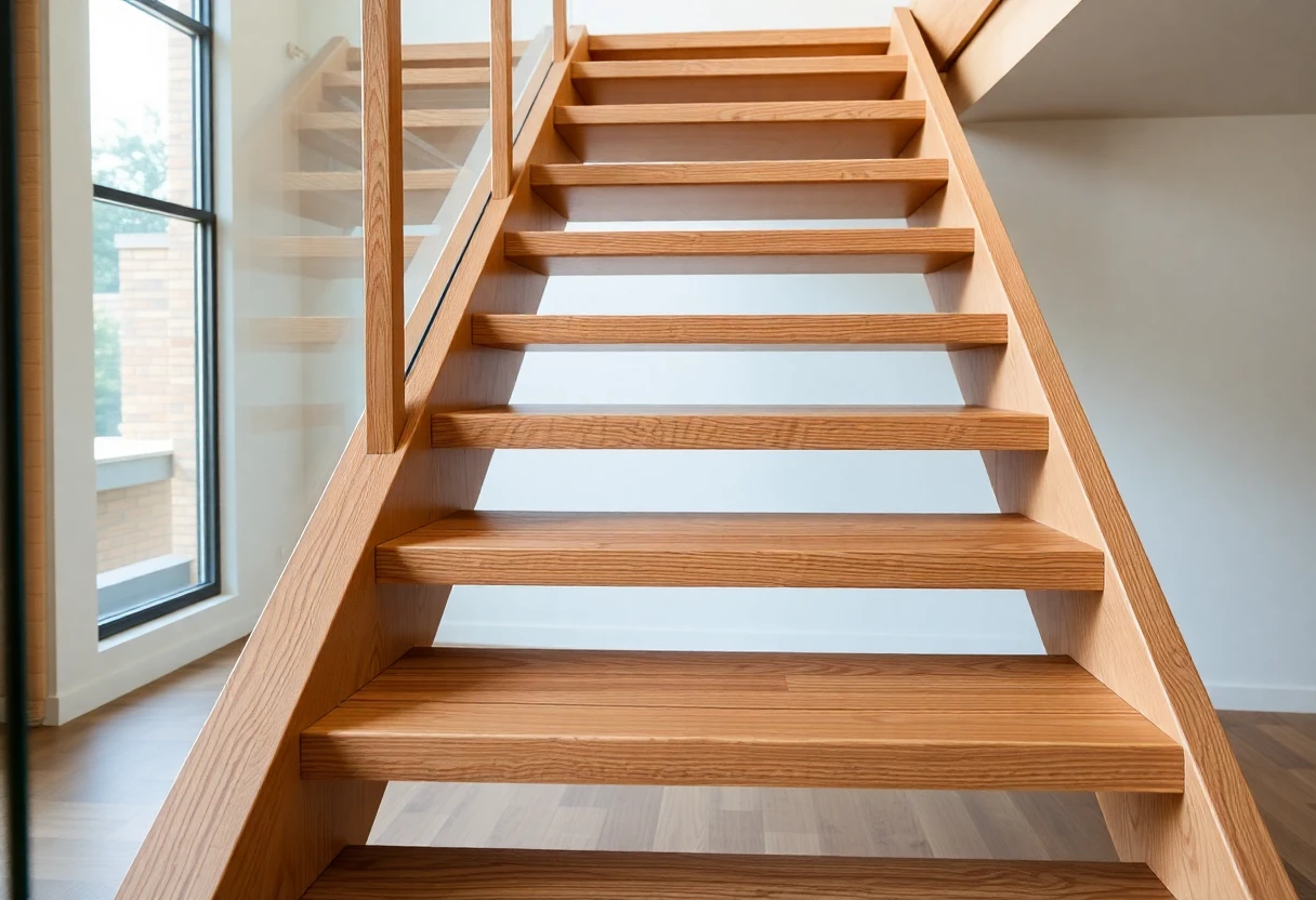 Wood Floating Stairs – Detail